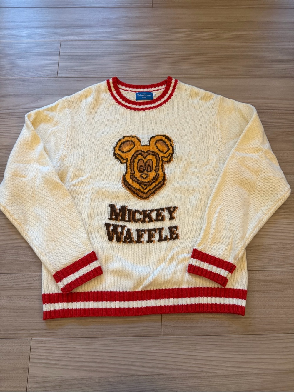 Tokyo Disneyland Mickey waffle sweater